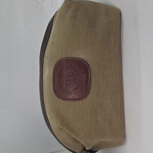 Vintage Ghurka Marley Hodgson No.101 Brown Leather Canvas Men's Toiletry Bag 9x6